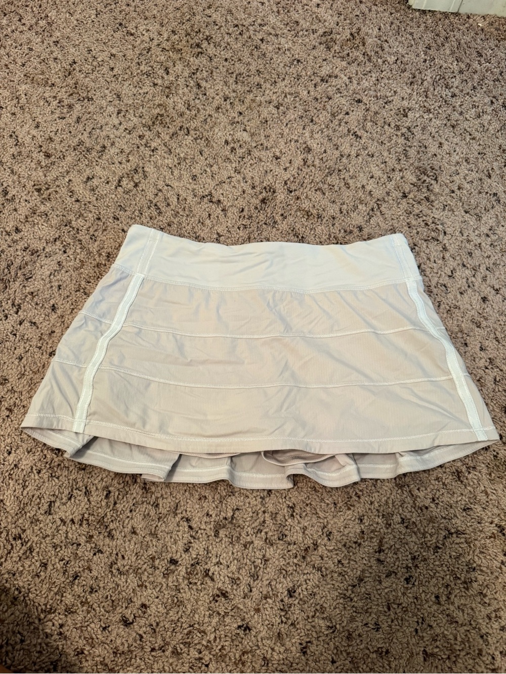 lululemon athletica white Athletic Skort with Built-In Shorts